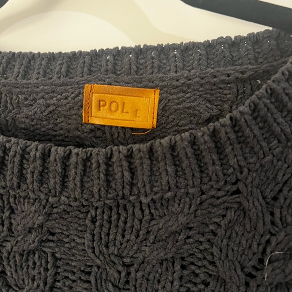 Grey Knit Sweater Size Large - Picture 3 of 5